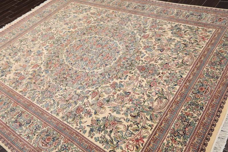 8' x 9'11" Hand Knotted 100% Wool Pak-Parsian 16/18 300 KPSI Area Rug Ivory