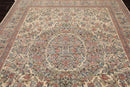 8' x 9'11" Hand Knotted 100% Wool Pak-Parsian 16/18 300 KPSI Area Rug Ivory