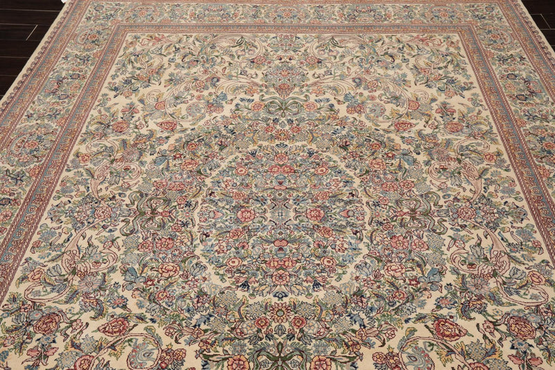 8' x 9'11" Hand Knotted 100% Wool Pak-Parsian 16/18 300 KPSI Area Rug Ivory