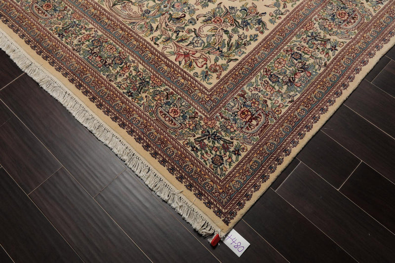8' x 9'11" Hand Knotted 100% Wool Pak-Parsian 16/18 300 KPSI Area Rug Ivory