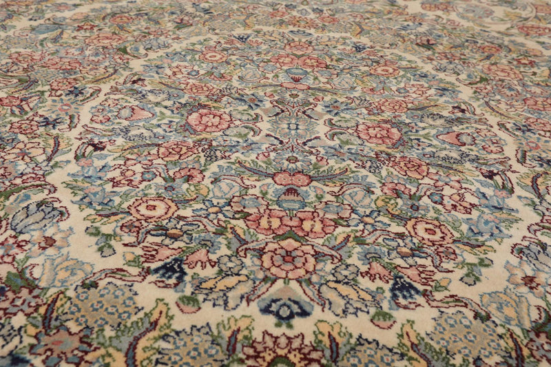 8' x 9'11" Hand Knotted 100% Wool Pak-Parsian 16/18 300 KPSI Area Rug Ivory