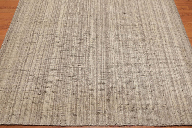 5'4" x 7'6" Handmade Wool Traditional Oriental Area Rug Contemporary Beige