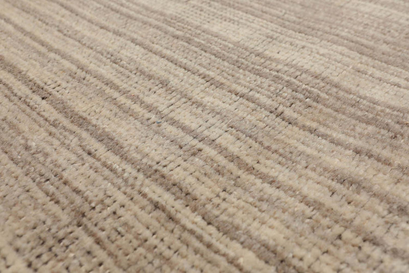 5'4" x 7'6" Handmade Wool Traditional Oriental Area Rug Contemporary Beige