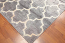5' x 8' Handmade Bamboo Silk Traditional Oriental Area Rug Contemporary Gray