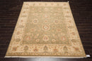 8' x 10'2" Hand Knotted 100% Wool Agra Traditional Oriental Area Rug Pistachio
