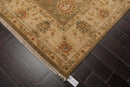 8' x 10'2" Hand Knotted 100% Wool Agra Traditional Oriental Area Rug Pistachio