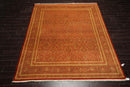 8'2" x 10' 350 KPSI PakPersian Hand Knotted 100% Wool Oriental Area Rug Rust