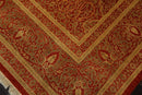 8'2" x 10' 350 KPSI PakPersian Hand Knotted 100% Wool Oriental Area Rug Rust