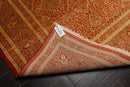 8'2" x 10' 350 KPSI PakPersian Hand Knotted 100% Wool Oriental Area Rug Rust