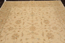 8'3" x 9'8" Hand Knotted 100% Wool Peshawar Traditional Oriental Area Rug Beige