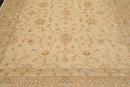 8'3" x 9'8" Hand Knotted 100% Wool Peshawar Traditional Oriental Area Rug Beige