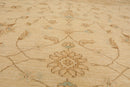8'3" x 9'8" Hand Knotted 100% Wool Peshawar Traditional Oriental Area Rug Beige