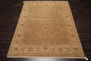 8' x10'3" Hand Knotted 100% Wool Pakpersian 16/18 300 KPSI Oriental Area Rug Tan