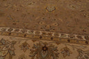 8' x10'3" Hand Knotted 100% Wool Pakpersian 16/18 300 KPSI Oriental Area Rug Tan
