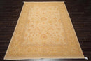 8'10'' x 12'3''Hand Knotted 100% Wool Peshawar Traditional Oriental Area Rug Tan
