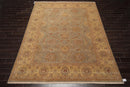 8'7" x 11'4" Hand Knotted Wool Pakpersian 16/18 300 KPSI Area Rug Gray Gold