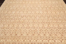 8'8" x 11'8" Hand Knotted 100% Wool Oriental Transitional Area Rug Beige