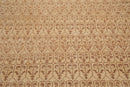 8'8" x 11'8" Hand Knotted 100% Wool Oriental Transitional Area Rug Beige