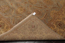 8'7" x 11'4" Hand Knotted Wool Pakpersian 16/18 300 KPSI Area Rug Gray Gold