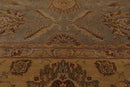 8'7" x 11'4" Hand Knotted Wool Pakpersian 16/18 300 KPSI Area Rug Gray Gold