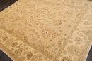 8'1'' x 9'10'' Hand Knotted 100% Wool Peshawar Traditional Oriental Area Rug Tan