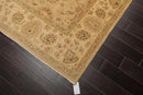 8'1'' x 9'10'' Hand Knotted 100% Wool Peshawar Traditional Oriental Area Rug Tan