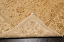 8'1'' x 9'10'' Hand Knotted 100% Wool Peshawar Traditional Oriental Area Rug Tan
