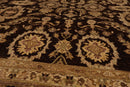 7'11'' x 10'2'' Hand Knotted 100% Wool Peshawar Oriental Area Rug Dark Chocolate