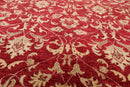 8' x 10'4'' Hand Knotted 100% Wool Peshawar Oriental Area Rug Pomegranate