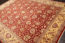 8' x 10'3'' Hand Knotted 100% Wool Peshawar Traditional Area Rug Rusty Red