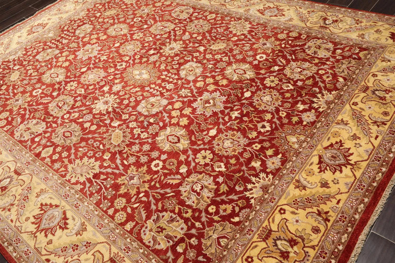 8' x 10'3'' Hand Knotted 100% Wool Peshawar Traditional Area Rug Rusty Red