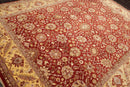 8' x 10'3'' Hand Knotted 100% Wool Peshawar Traditional Area Rug Rusty Red