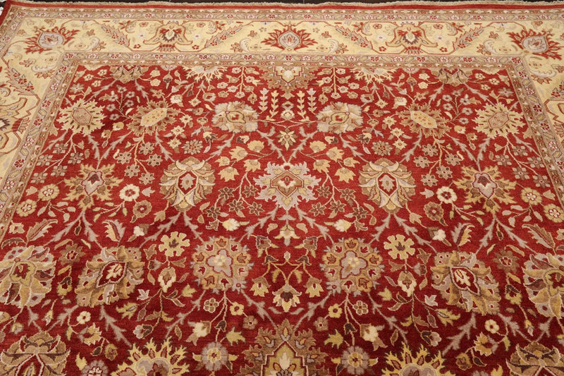 8' x 10'3'' Hand Knotted 100% Wool Peshawar Traditional Area Rug Rusty Red