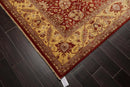 8' x 10'3'' Hand Knotted 100% Wool Peshawar Traditional Area Rug Rusty Red