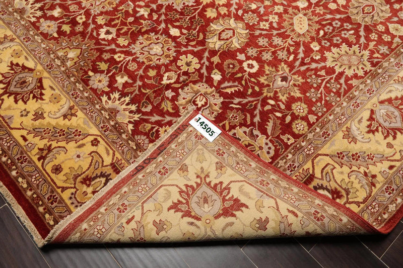 8' x 10'3'' Hand Knotted 100% Wool Peshawar Traditional Area Rug Rusty Red