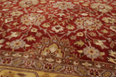 8' x 10'3'' Hand Knotted 100% Wool Peshawar Traditional Area Rug Rusty Red