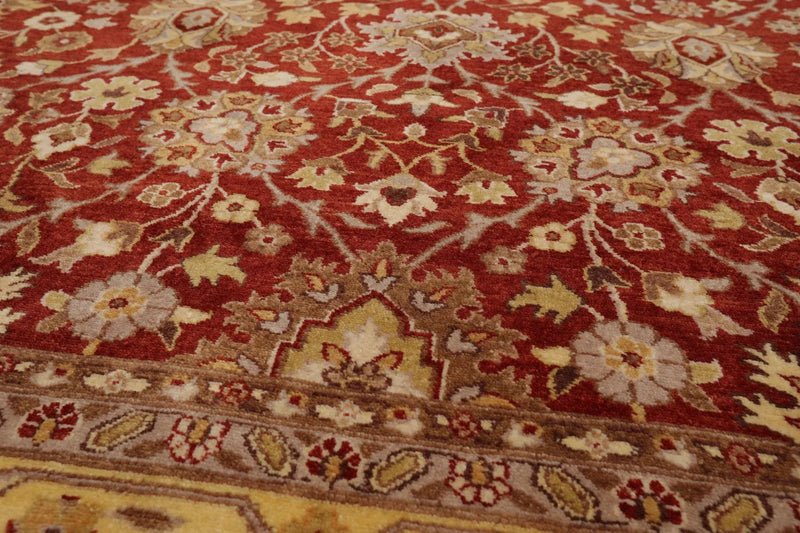 8' x 10'3'' Hand Knotted 100% Wool Peshawar Traditional Area Rug Rusty Red