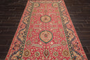 5' x 11' Hand Woven Traditional Wool French Chainstitch Area Rug Magenta