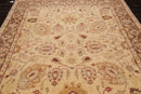 7'9"x 10'3" Hand Knotted Wool Peshawar Traditional Oriental Area Rug Beige Brown
