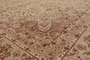 8' x 10'3" Hand Knotted 100% Wool Pakpersian 16/18 Oriental Area Rug Ivory Taupe
