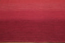 5'7" x 7'6" Ombre Handmade 100% Wool Flatweave Area Rug Modern Red