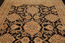 8' x 9'11'' Hand Knotted 100% Wool Peshawar Oriental Area Rug Charcoal