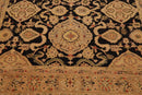 8' x 9'11'' Hand Knotted 100% Wool Peshawar Oriental Area Rug Charcoal