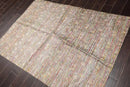 4x6 Brown, Beige Hand Woven 100% Viscose Traditional Oriental Area Rug