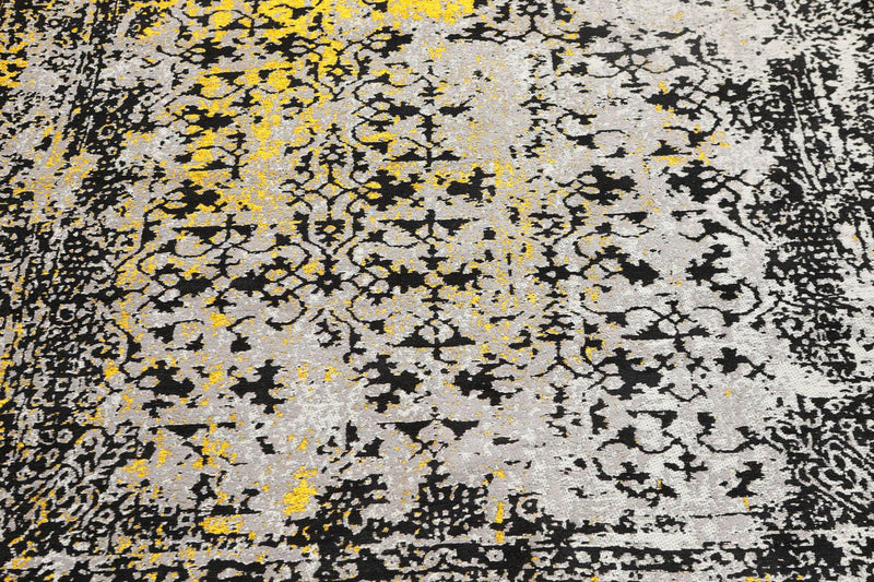 5'2" x 7'5" Handmade Erased Pattern Flatweave Area Rug Contemporary Beige