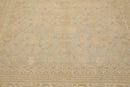 8'2'' x 10'1'' Hand Knotted 100% Wool Peshawar Traditional Muted Area Rug Beige