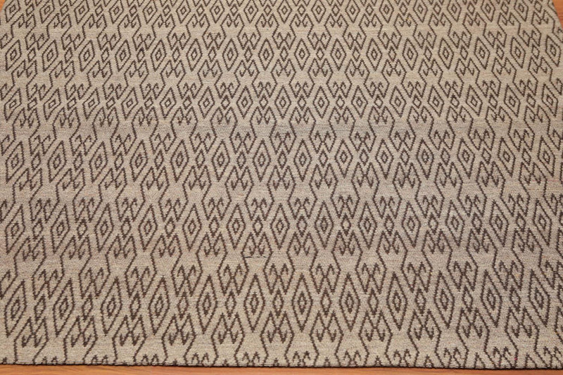 5'1" x 7'1" Hand Woven Flatweave Area Rug Contemporary Tan