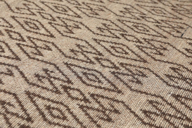 5'1" x 7'1" Hand Woven Flatweave Area Rug Contemporary Tan
