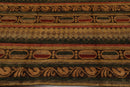 7'10" x 9'9" Hand Knotted Wool Transitional Tibetan Area Rug Gold