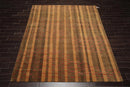8'x10' Hand Knotted Tibetan 100% Wool Modern & Contemporary Oriental Area Rug Brown